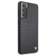 Заредете изображение във визуализатора на галерията – Etui BMW BMHCS21MSLLNA S21+ G996 granatowy/navy hardcase Signature Logo Imprint - TopMag
