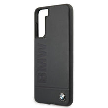 Заредете изображение във визуализатора на галерията – Etui BMW BMHCS21MSLLNA S21+ G996 granatowy/navy hardcase Signature Logo Imprint - TopMag
