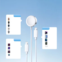 Заредете изображение във визуализатора на галерията – Joyroom S-IW007 3-in-1 cable USB-A magnetic charger - Lightning 1.2m - white
