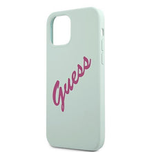 Заредете изображение във визуализатора на галерията – Guess GUHCP12MLSVSBF iPhone 12/12 Pro 6,1" niebieski fuksja/blue fuschia hardcase Silicone Vintage - TopMag
