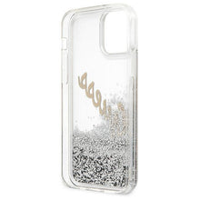 Заредете изображение във визуализатора на галерията – Guess GUHCP12SGLVSSI iPhone 12 mini 5,4" srebrny/silver hardcase Glitter Vintage Script - TopMag

