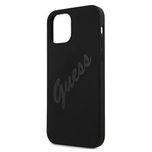 Заредете изображение във визуализатора на галерията – Guess GUHCP12SLSVSBK iPhone 12 mini 5,4" czarny/black hardcase Script Vintage - TopMag
