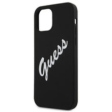 Заредете изображение във визуализатора на галерията – Guess GUHCP12SLSVSBW iPhone 12 mini 5,4" czarno biały/black white hardcase Silicone Vintage - TopMag

