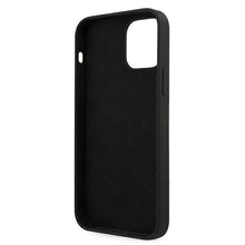 Заредете изображение във визуализатора на галерията – Guess GUHCP12SLSVSBW iPhone 12 mini 5,4" czarno biały/black white hardcase Silicone Vintage - TopMag
