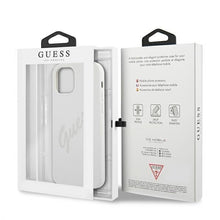 Заредете изображение във визуализатора на галерията – Guess GUHCP12SLSVSCR iPhone 12 mini 5,4" kremowy/cream hardcase Script Vintage - TopMag
