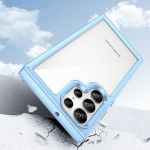 Заредете изображение във визуализатора на галерията – Outer Space Case for Samsung Galaxy S23 Ultra cover with a flexible frame blue
