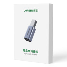 Заредете изображение във визуализатора на галерията – Ugreen adapter USB Type C - USB Type B gray (US382) - TopMag
