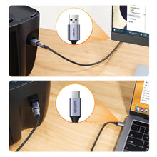 Заредете изображение във визуализатора на галерията – Ugreen adapter USB Type C - USB Type B gray (US382) - TopMag
