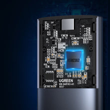 Заредете изображение във визуализатора на галерията – Ugreen M.2 SSD bay USB 3.2 Gen 2 drive (SuperSpeed USB 10 Gbps) + USB Type C cable 0.5m gray (CM400 10902) - TopMag
