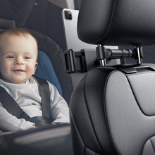 Заредете изображение във визуализатора на галерията – Ugreen car smartphone tablet holder for headrest black (80627 LP362) - TopMag
