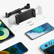 Заредете изображение във визуализатора на галерията – Ugreen car smartphone tablet holder for headrest black (80627 LP362) - TopMag
