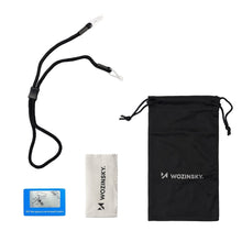 Заредете изображение във визуализатора на галерията – Wozinsky polarized cycling sunglasses sunglasses with lenses set + correction cup black (WSG-B01) - TopMag
