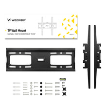 Заредете изображение във визуализатора на галерията – Wozinsky TV mount max 55 inches with tilt adjustment black (WWM-F55) - TopMag
