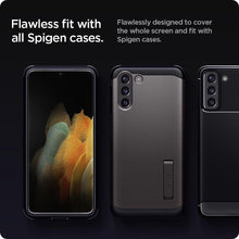 Заредете изображение във визуализатора на галерията – TEMPERED GLASS SPIGEN GLAS.TR "EZ FIT" 2- PACK GALAXY S21 + PLUS - TopMag
