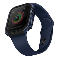 Заредете изображение във визуализатора на галерията – UNIQ etui Valencia Apple Watch Series 4/5/6/SE 40mm. niebieski/atlantic blue - TopMag
