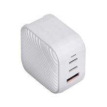 Заредете изображение във визуализатора на галерията – UNIQ Ład. siec. Verge Pro 66W Gan USB-C biały/cloud white - TopMag
