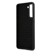 Заредете изображение във визуализатора на галерията – Etui BMW BMHCS21MMSILBK S21+ G996 czarny/black Silicone M Collection - TopMag
