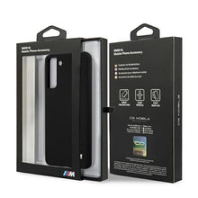 Заредете изображение във визуализатора на галерията – Etui BMW BMHCS21MMSILBK S21+ G996 czarny/black Silicone M Collection - TopMag
