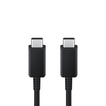 Заредете изображение във визуализатора на галерията – Samsung cable USB-C - USB-C 5A 480Mbps 1.8m black (EP-DX510JBEGEU)
