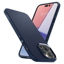 Заредете изображение във визуализатора на галерията – Spigen liquid air гръб за iphone 14 pro navy blue - TopMag
