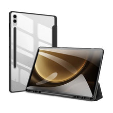 Заредете изображение във визуализатора на галерията – Dux Ducis Toby case with flip stand for Samsung Galaxy Tab S9 FE - black
