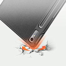 Заредете изображение във визуализатора на галерията – Dux Ducis Domo case for Lenovo Tab P11 Pro smart cover stand black
