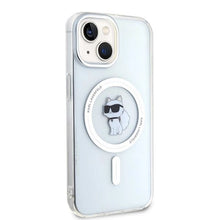 Заредете изображение във визуализатора на галерията – Karl Lagerfeld IML Choupette MagSafe case for iPhone 15 - transparent
