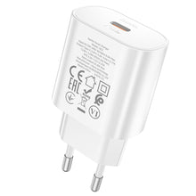 Заредете изображение във визуализатора на галерията – Hoco charger type c power delivery pd25w jetta n22 white - TopMag
