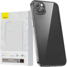 Заредете изображение във визуализатора на галерията – Baseus Simple 2 Case case for iPhone 14 thin cover transparent
