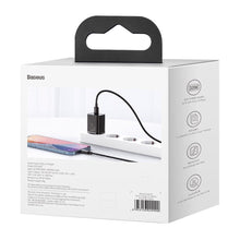 Заредете изображение във визуализатора на галерията – Baseus Super Si 1C fast wall charger USB Type C 20 W Power Delivery black (CCSUP-B01) - TopMag
