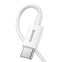 Заредете изображение във визуализатора на галерията – Baseus Superior Cable USB Type C - Lightning Power Delivery 20 W 1,5 m White (CATLYS-B02) - TopMag
