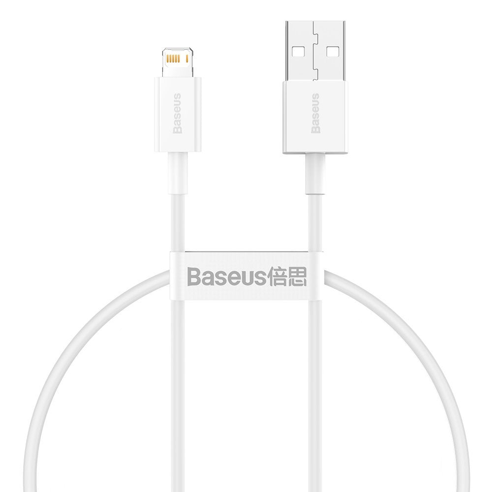 Baseus Superior Cable USB - Lightning 2,4A 0,25 m White (CALYS-02) - TopMag