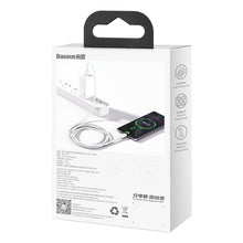Заредете изображение във визуализатора на галерията – Baseus Superior Series Fast Charging Data Cable USB - USB Type C 66 W 6A 1 m White (CATYS-02) - TopMag
