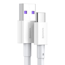 Заредете изображение във визуализатора на галерията – Baseus Superior Series Fast Charging Data Cable USB - USB Type C 66 W 6A 1 m White (CATYS-02) - TopMag
