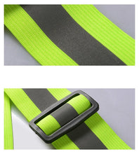 Заредете изображение във визуализатора на галерията – Unisex Adjustable Reflective Safety Harness Vest Orange - TopMag
