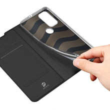 Заредете изображение във визуализатора на галерията – DUX DUCIS Skin Pro Bookcase type case for Lenovo Moto G30 / Moto G10 black - TopMag
