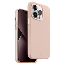Заредете изображение във визуализатора на галерията – Uniq case Lino Hue iPhone 14 Pro Max 6.7" Magclick Charging pink/blush pink
