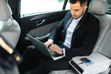 Заредете изображение във визуализатора на галерията – Amazing Thing Car holder Explorer Pro Mag with Magsafe charger TP15WMB to dashboard and air vent black
