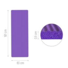 Заредете изображение във визуализатора на галерията – Wozinsky exercise mat 181 x 63 x 0.9 cm thick gymnastic yoga mat purple
