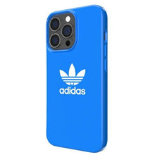 Заредете изображение във визуализатора на галерията – Adidas OR SnapCase Trefoil iPhone 13 Pro / 13 6.1" blue/bluebird 47099
