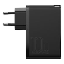 Заредете изображение във визуализатора на галерията – Baseus GaN2 Pro fast wall charger 100W USB / USB Typ C Quick Charge 4+ Power Delivery Black (CCGAN2P-L01) - TopMag
