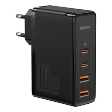 Заредете изображение във визуализатора на галерията – Baseus GaN2 Pro fast wall charger 100W USB / USB Typ C Quick Charge 4+ Power Delivery Black (CCGAN2P-L01) - TopMag
