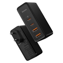 Заредете изображение във визуализатора на галерията – Baseus GaN2 Pro fast wall charger 100W USB / USB Typ C Quick Charge 4+ Power Delivery Black (CCGAN2P-L01) - TopMag
