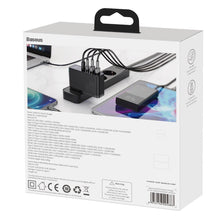 Заредете изображение във визуализатора на галерията – Baseus GaN2 Pro fast wall charger 100W USB / USB Typ C Quick Charge 4+ Power Delivery Black (CCGAN2P-L01) - TopMag
