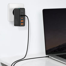Заредете изображение във визуализатора на галерията – Baseus GaN2 Pro fast wall charger 100W USB / USB Typ C Quick Charge 4+ Power Delivery Black (CCGAN2P-L01) - TopMag
