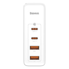 Заредете изображение във визуализатора на галерията – Baseus GaN2 Pro fast wall charger 100W USB / USB Typ C Quick Charge 4+ Power Delivery white (CCGAN2P-L02) - TopMag
