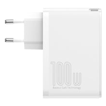 Заредете изображение във визуализатора на галерията – Baseus GaN2 Pro fast wall charger 100W USB / USB Typ C Quick Charge 4+ Power Delivery white (CCGAN2P-L02) - TopMag
