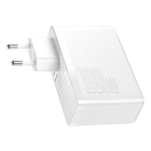 Заредете изображение във визуализатора на галерията – Baseus GaN2 Pro fast wall charger 100W USB / USB Typ C Quick Charge 4+ Power Delivery white (CCGAN2P-L02) - TopMag
