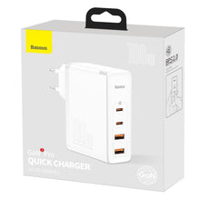 Заредете изображение във визуализатора на галерията – Baseus GaN2 Pro fast wall charger 100W USB / USB Typ C Quick Charge 4+ Power Delivery white (CCGAN2P-L02) - TopMag
