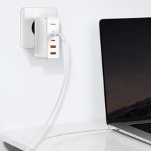 Заредете изображение във визуализатора на галерията – Baseus GaN2 Pro fast wall charger 100W USB / USB Typ C Quick Charge 4+ Power Delivery white (CCGAN2P-L02) - TopMag
